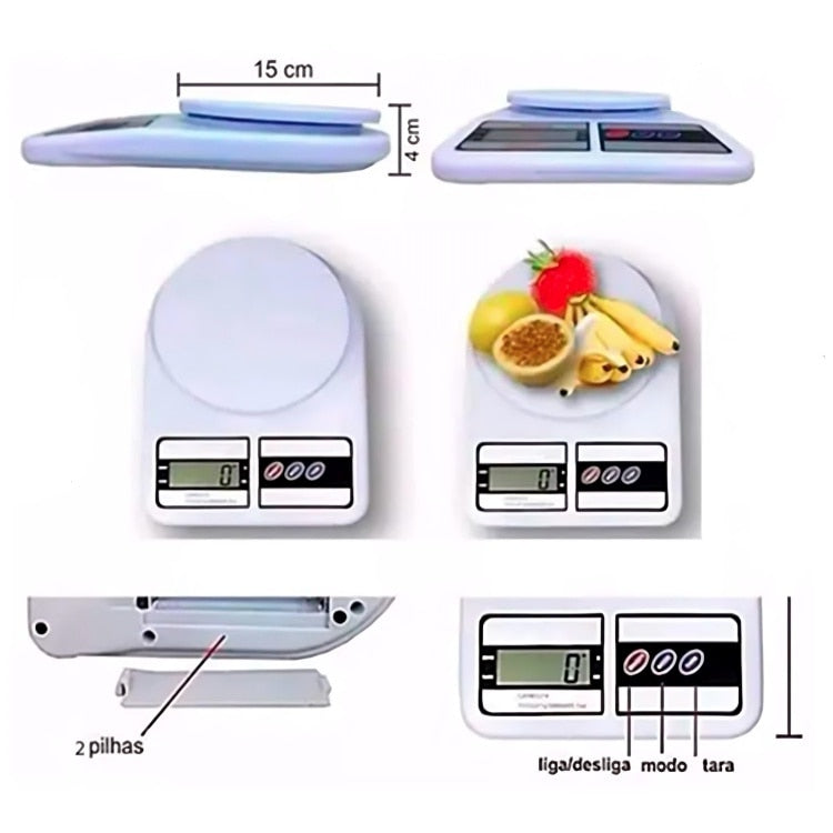 Balança Digital de Cozinha - ‎SF-400